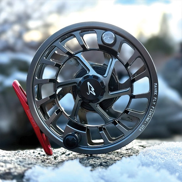 elkhorn ma fly reel Smoke ESN 4/7 / Commander WF-6 fish pro trophy trolling rod holders Fishing Tackle Carp Fishing Size:AIRX701MHFS Power Drag System