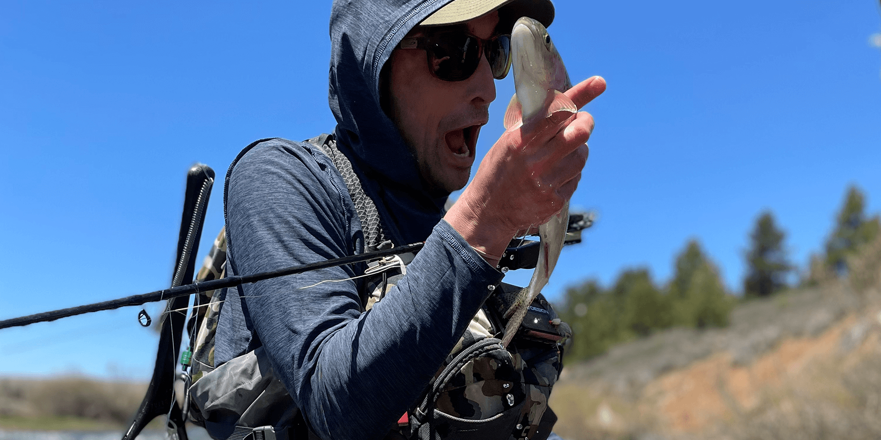 Mavrk Blog How to Catch Larger Trout Main Greg with Trout in Hand