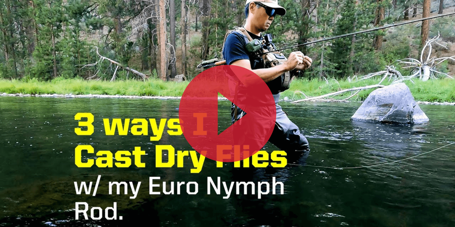 In this video Jeff shows his top 3 techniques for casting dry flies with his Euro nymph rig