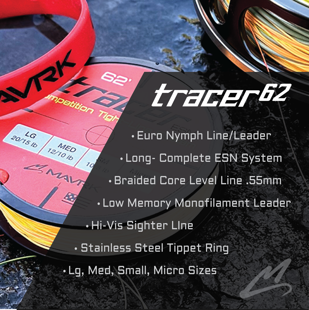 Tracer 62 Euro Nymph Line / Leader System
