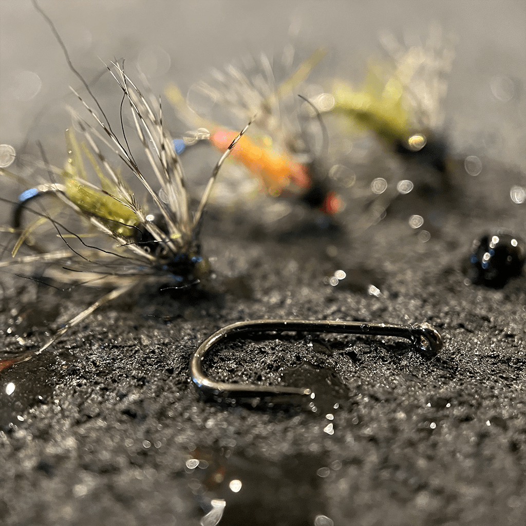 Mavrk Slotted Tungsten Bead Black Wet Fly