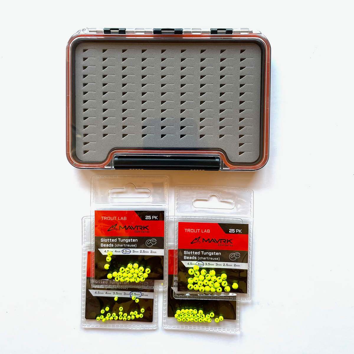Premium Slotted Tungsten Beads (25 pc Refill or 100pc Multi-Pack)