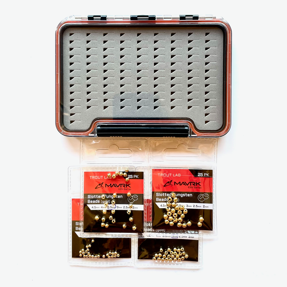 Premium Slotted Tungsten Beads (25 pc Refill or 100pc Multi-Pack)