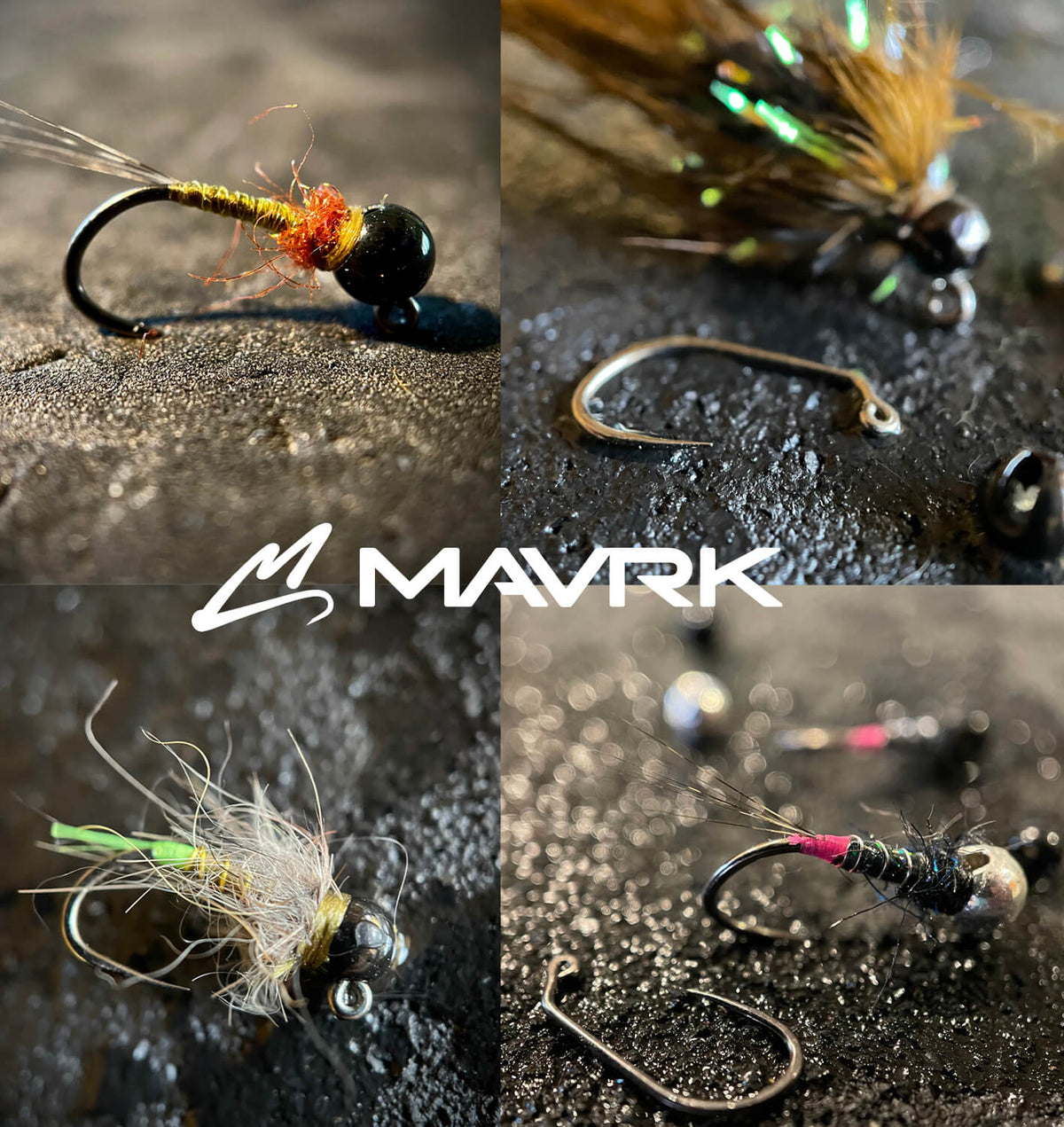 best barbless fly fishing hooks Mavrk Fly Fishing Euro Nymph Competition Barbless Hooks 25 Pack for Fly Tying Black Nickel Coating Strong Durable chemically sharpened Jig Curve Nymph