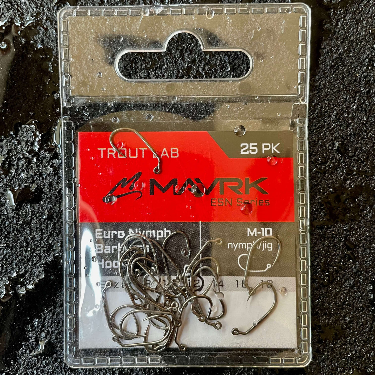 Euro Nymph Barbless Hooks (25 pc refill packs)