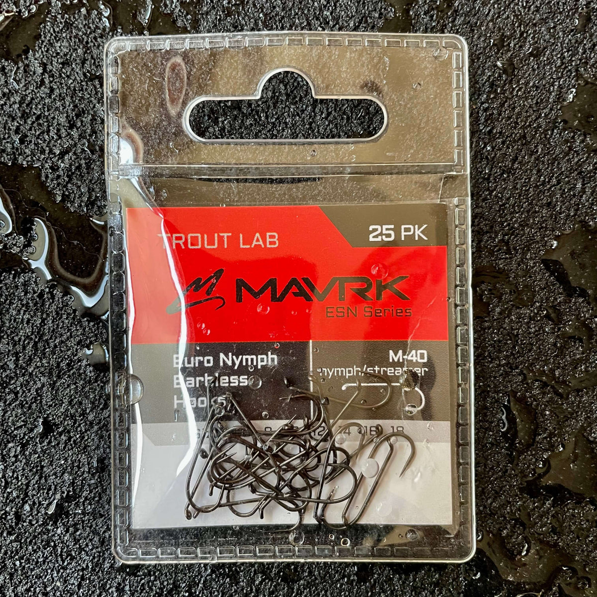 Euro Nymph Barbless Hooks (25 pc refill packs)