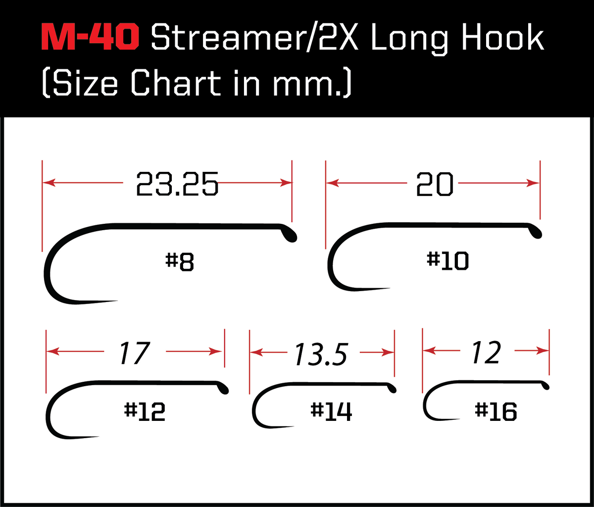 Euro Nymph Barbless Hooks (25 pc refill packs)