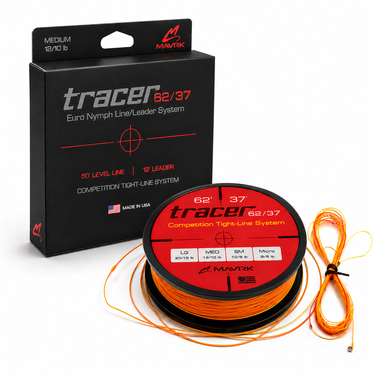 Tracer 62 Euro Nymph Line / Leader System