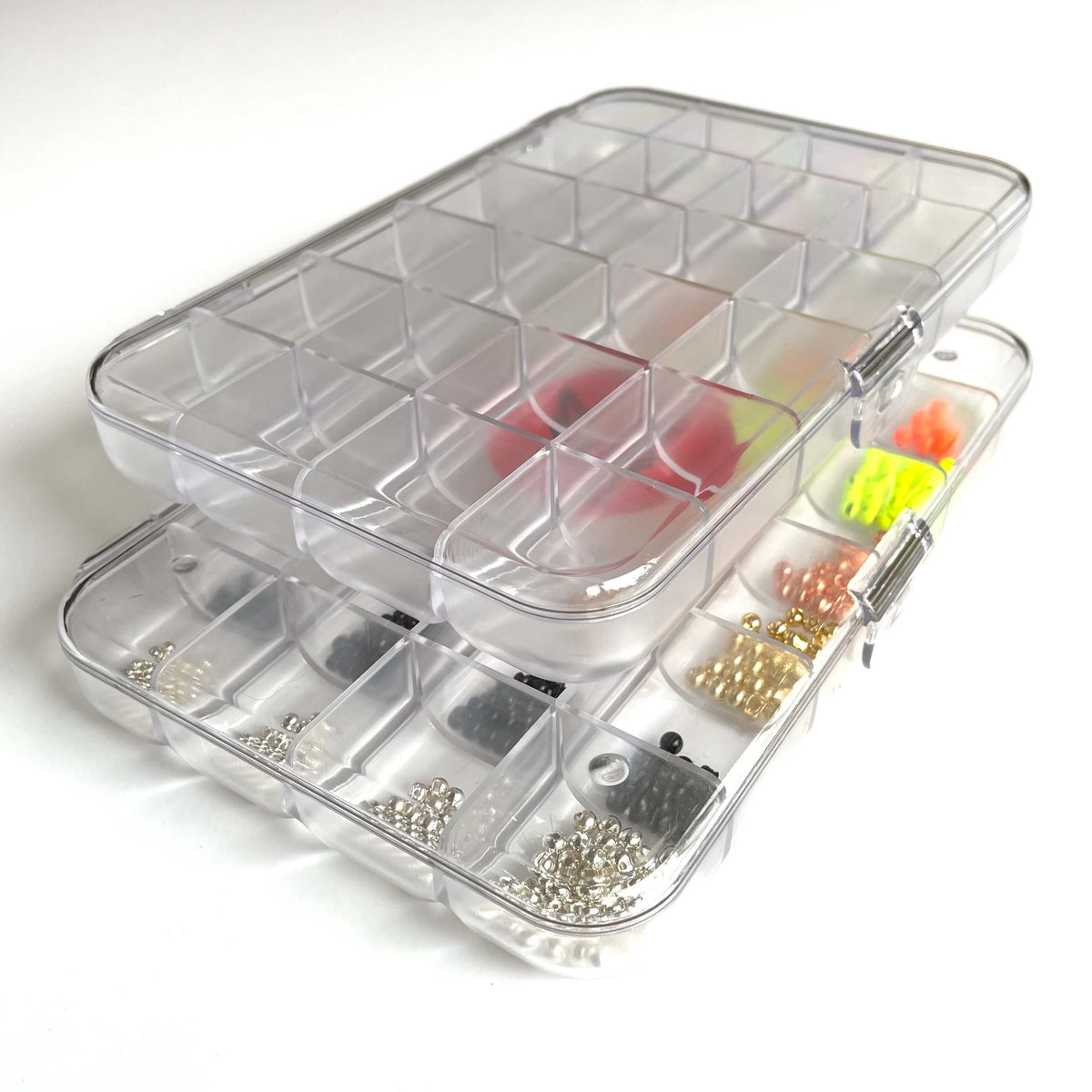 Pro Box 24 - A 24-Slot Fly Tying Organizer:Hooks and Beads Storage Case