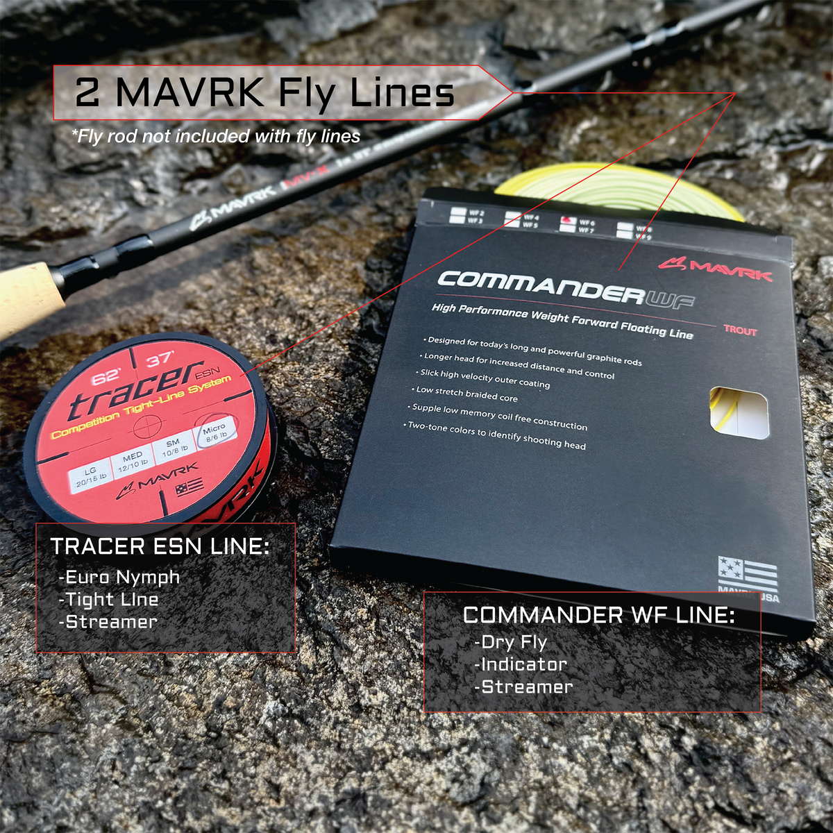 Tracer 37 Euro Nymph Line / Leader System