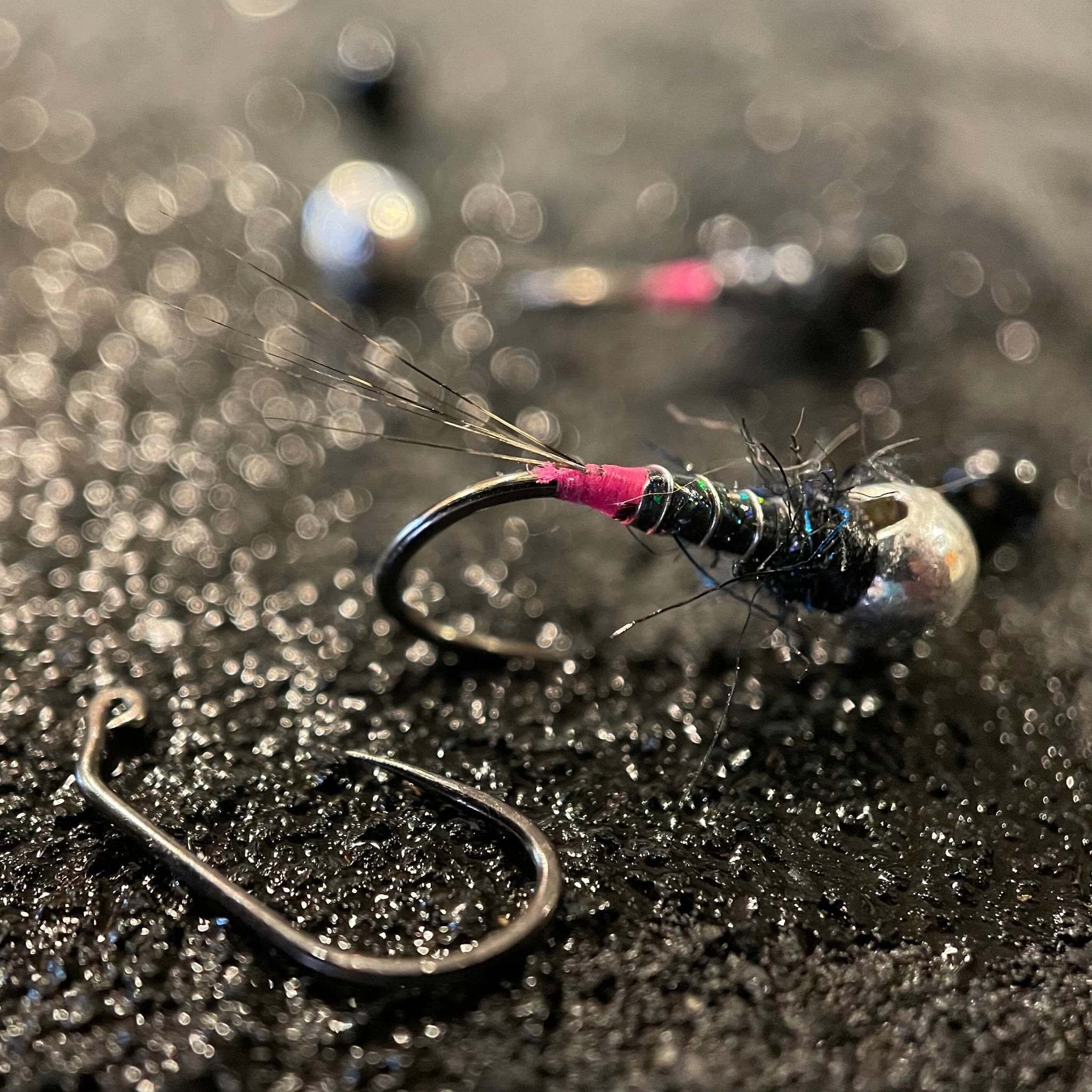 beaded fishing lures Harmony 70pcs each color Polished Gemstone Fishing Lures